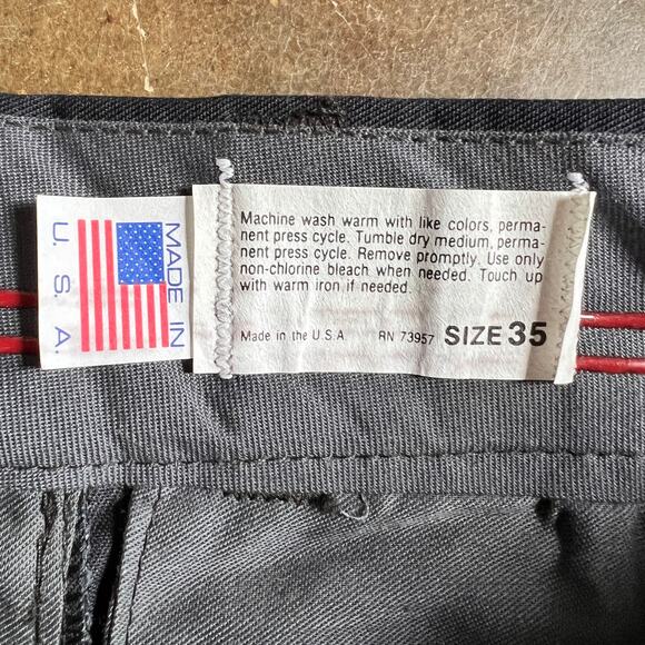 Men's MADE IN USA NavyWork Uniform Pants 35R - Picture 1 of 4